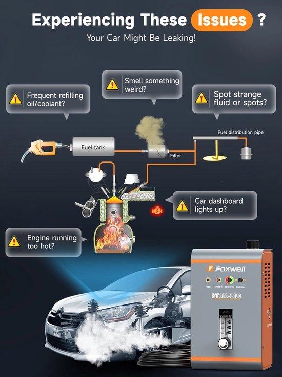 Rooktester Auto – Lekdetectie – Rookgenerator – Luchtpomp, Corvance B.V., Verzenden, Nieuw, Corvancebol@gmail.com