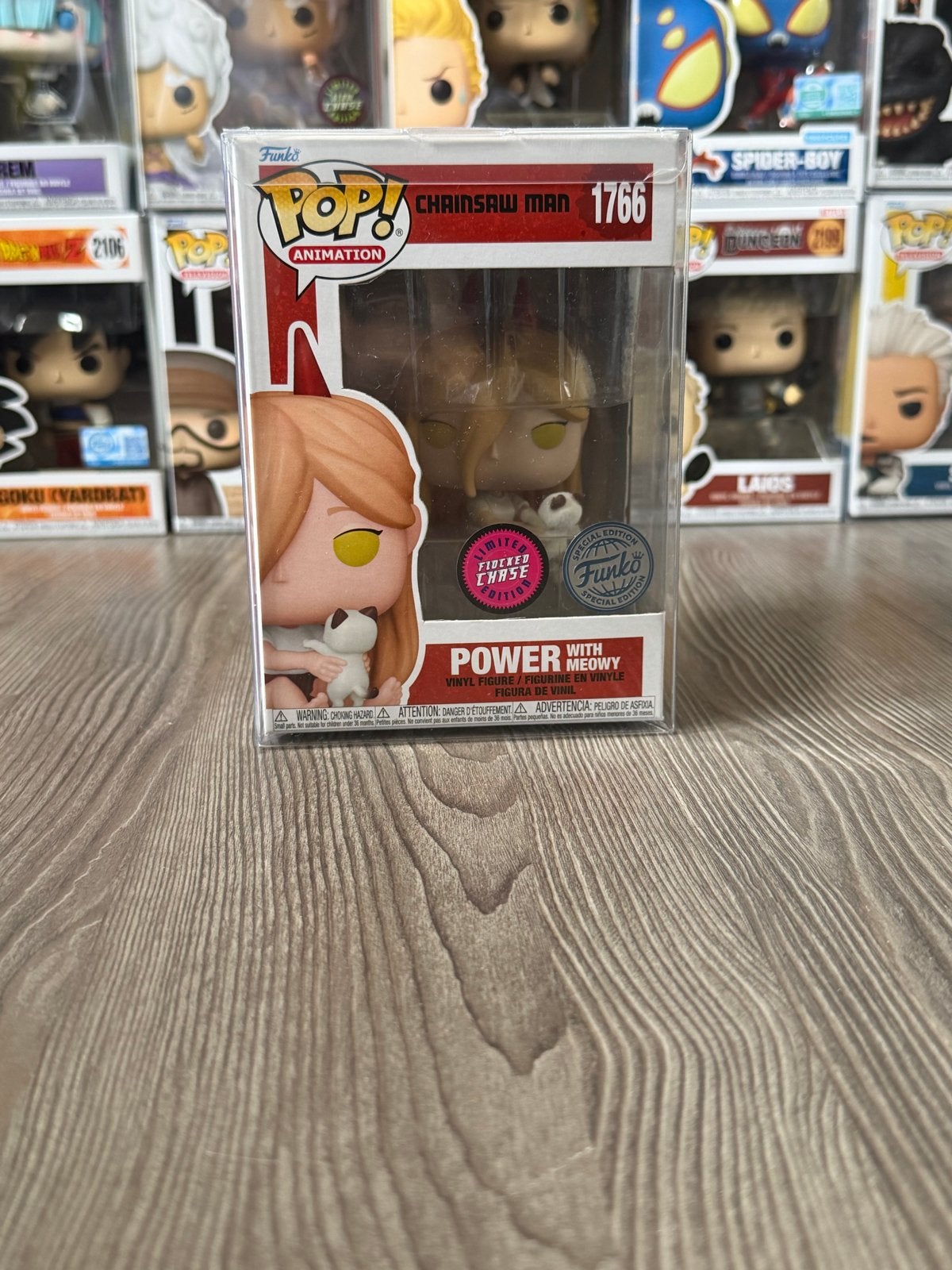 Funko Pop! Chainsaw Man 1766 Power with Meowy flocked chase, Ophalen of Verzenden, Nieuw