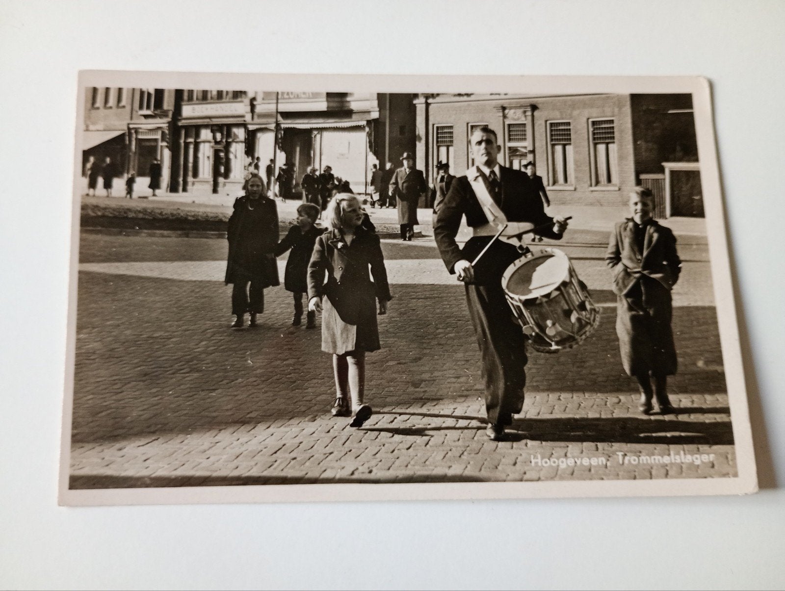 Hoogeveen Trommelslager 1953, Verzamelen, Ophalen of Verzenden, 1940 tot 1960, Gelopen, Drenthe