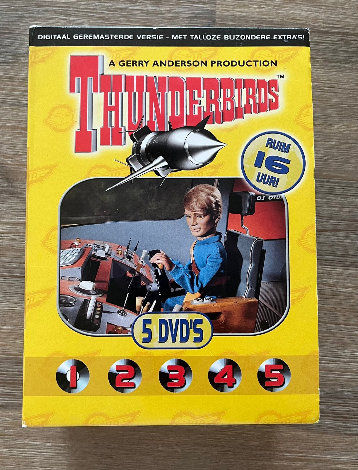 Thunderbirds Box - 5 DVD’s !!, Cd's en Dvd's, Dvd's | Tv en Series, Ophalen of Verzenden, Zo goed als nieuw, Nederlands