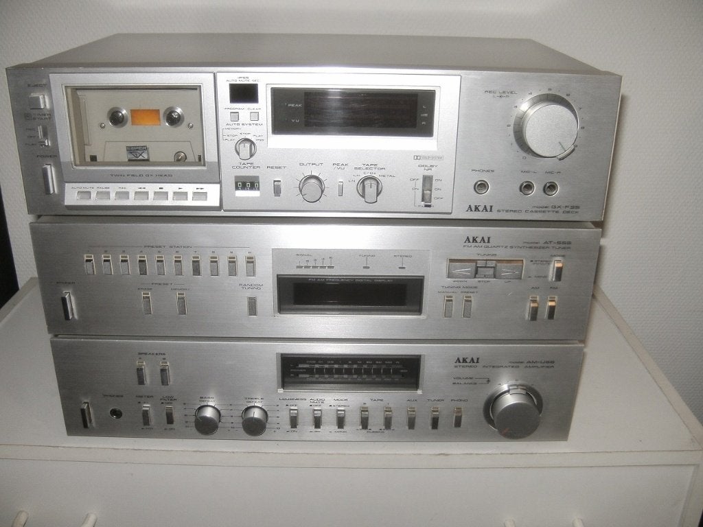 Akai stereo set, Ophalen, Tuner of Radio, Gebruikt, Losse componenten
