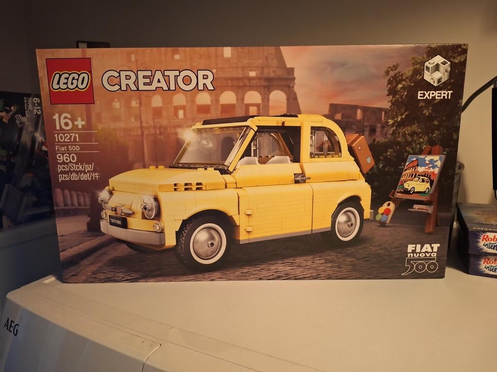 10271 LEGO Creator Expert Fiat 500 - Nieuw in doos, Ophalen of Verzenden, Nieuw, Overige merken