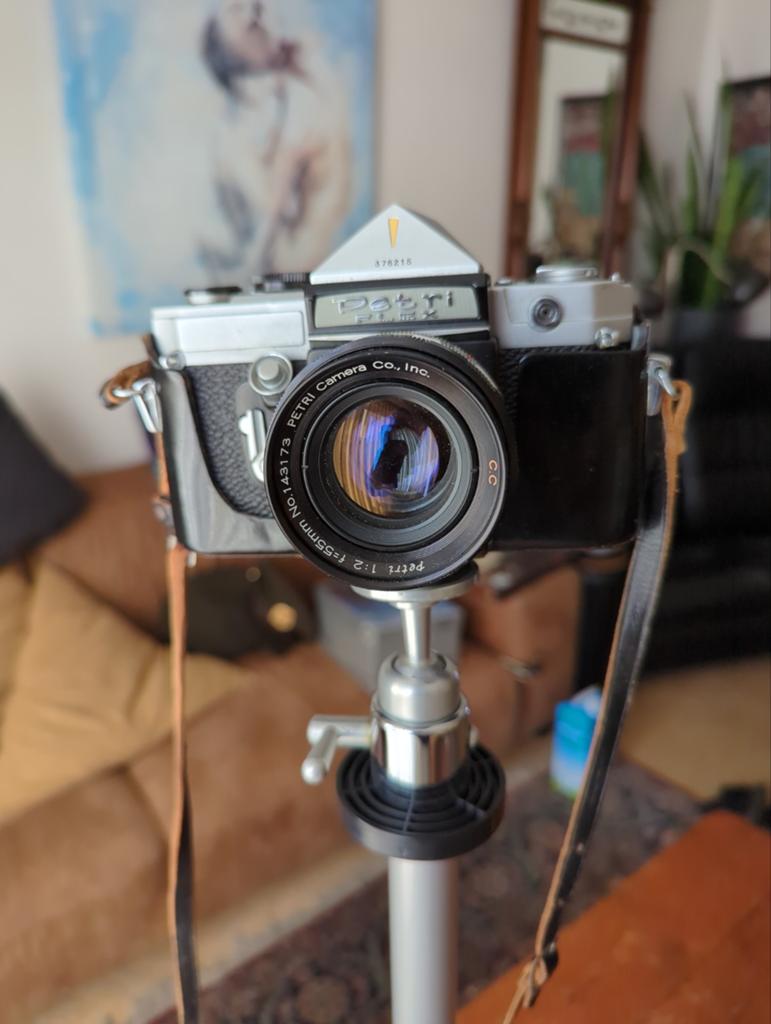Petri camera met accesoires Rollei E27c, Ophalen of Verzenden, Compact, Overige Merken
