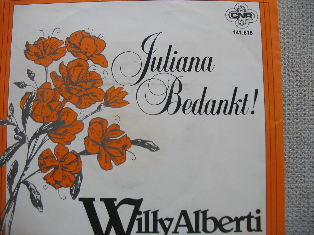 single sale; Willy Alberti - Juliana bedankt, Ophalen of Verzenden, Gebruikt, Nederlandstalig