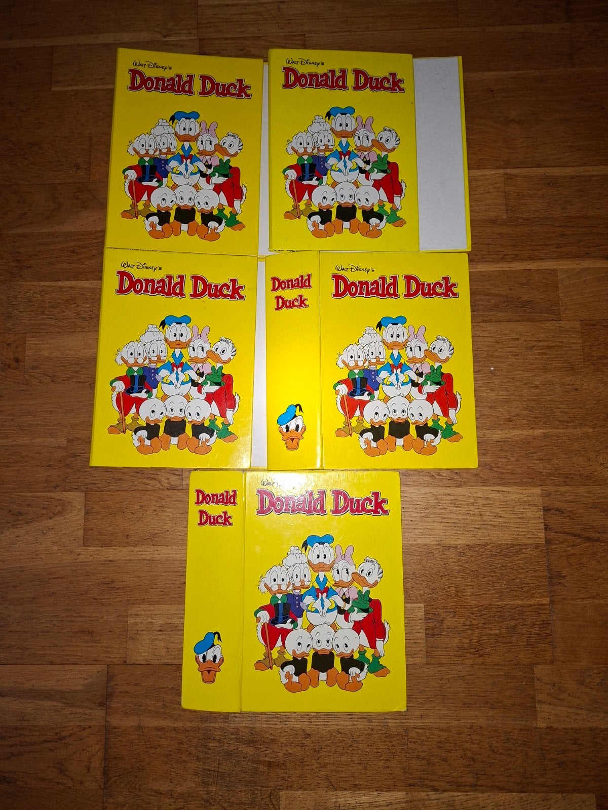 5 x Donald Duck verzamelmappen, Meerdere stripboeken, Ophalen of Verzenden