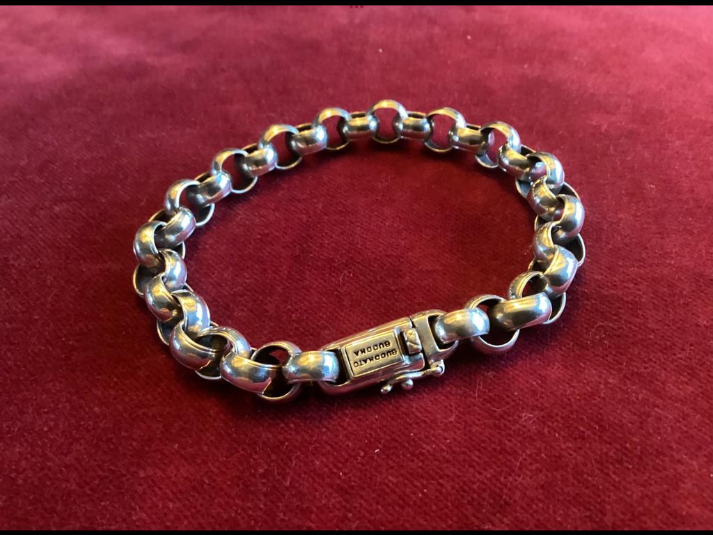 Buddha to buddha armband “ Open batul” zo goed als nieuw, Ophalen of Verzenden, Zo goed als nieuw, Zilver