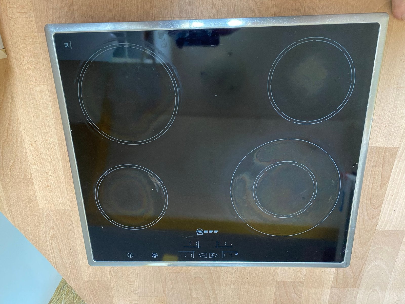 Neff T1323N0 Keramische Kookplaat - 4 Kookzones, Witgoed en Apparatuur, Gebruikt, Keramisch, Inbouw, 4 kookzones
