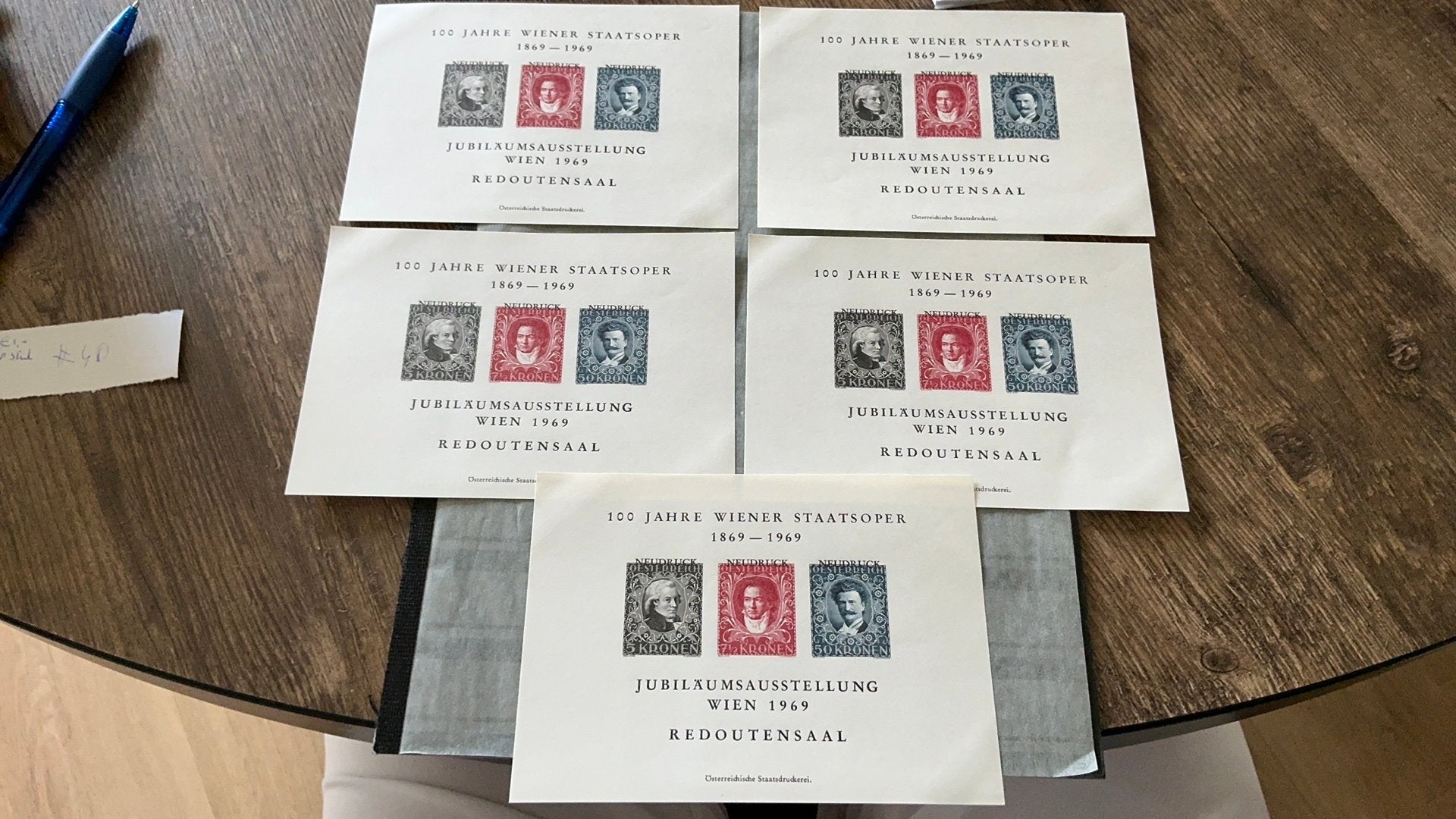 #40 Souvenir velletje Oostenrijk 1969, Ophalen of Verzenden