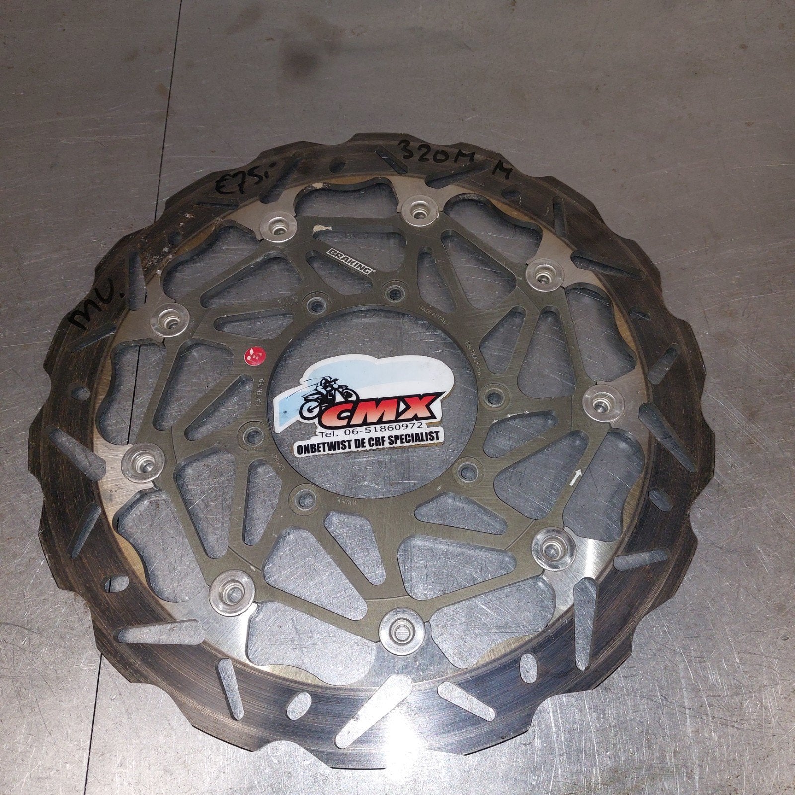 320 mm schijf Honda CRF250 supermotard schijf Honda CRF450, Ophalen of Verzenden, ., ., .