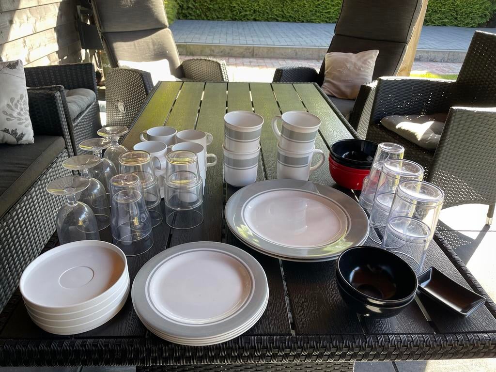 Camping servies, Ophalen of Verzenden, Gebruikt