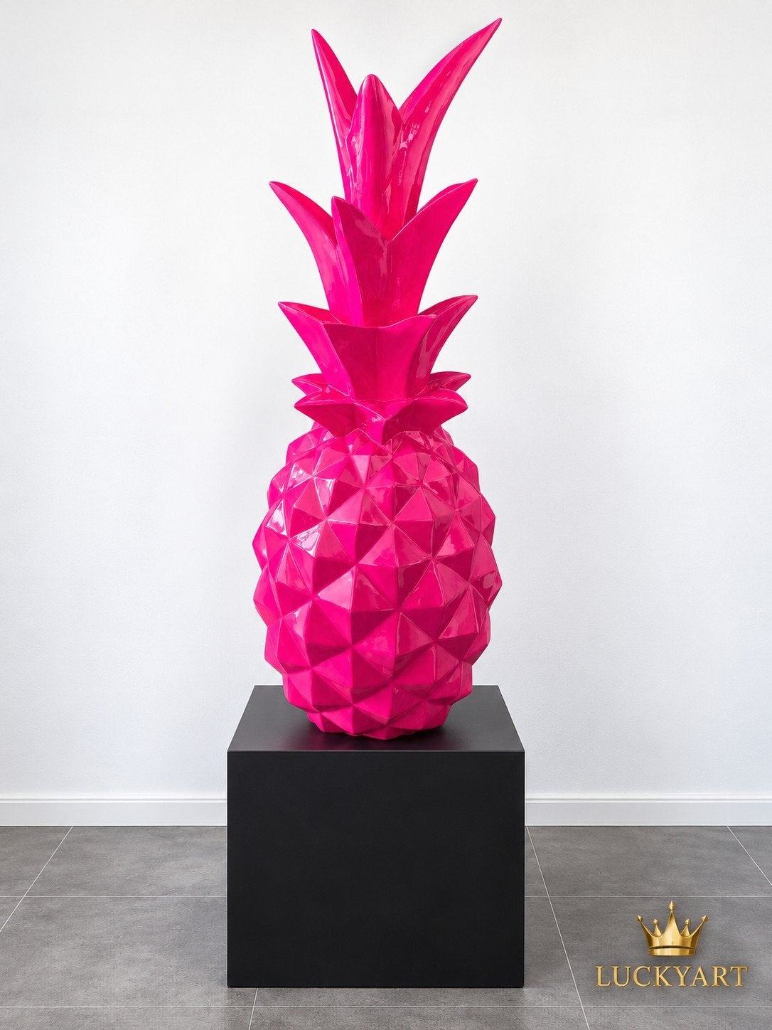 Roze Ananas 120cm - binnen en buiten - Polyester, Ophalen, Nieuw, Kunststof
