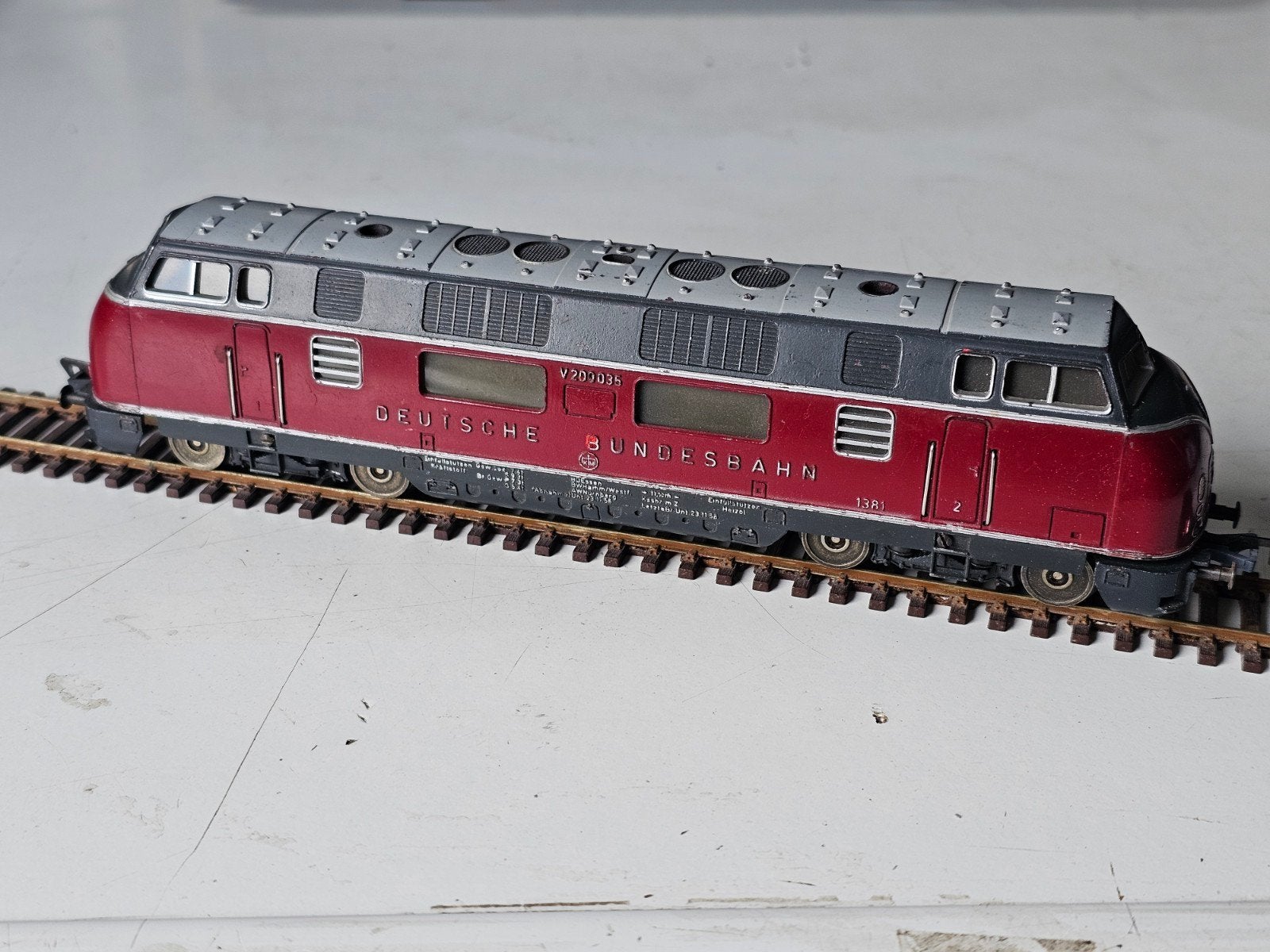 Fleischmann V200 HO modeltrein, geheel metaal, getest, Gebruikt, Fleischmann, Ophalen of Verzenden, Gelijkstroom