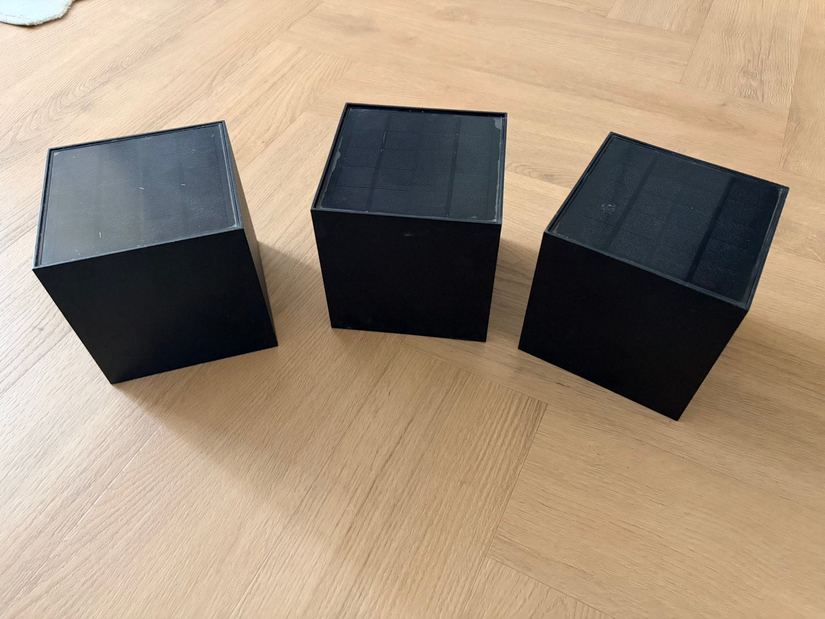 Hoftronic solar wandlamp 3 stuks, Ophalen of Verzenden, Gebruikt