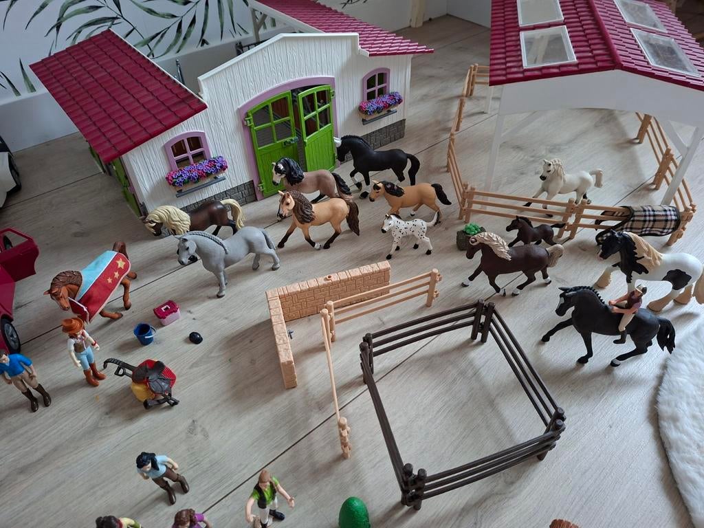 Complete Schleich Paardenset, Ophalen, Zo goed als nieuw, Jongen of Meisje