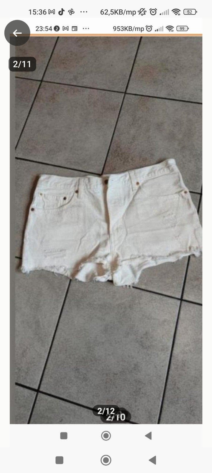 Levi's 501 W31 witte korte spijkerbroek zo goed als nieuw, Ophalen of Verzenden, Zo goed als nieuw, Wit, W30 - W32 (confectie 38/40)