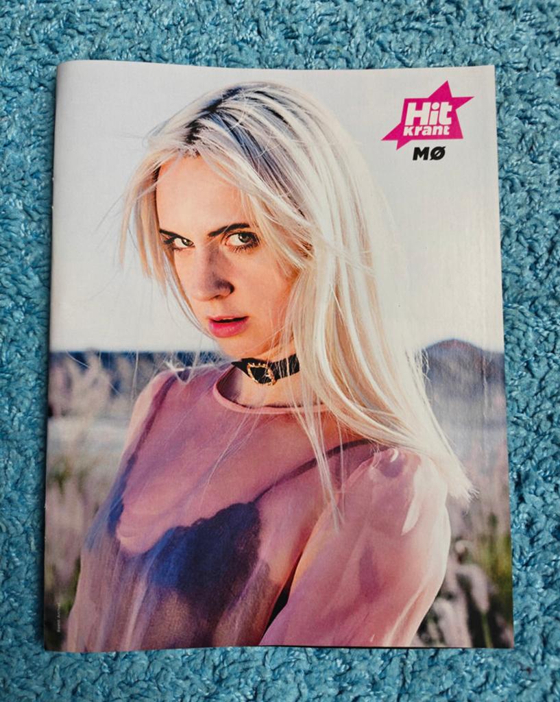 MØ poster hitkrant, Rechthoekig Staand, A4 of kleiner, Nieuw, Ophalen of Verzenden