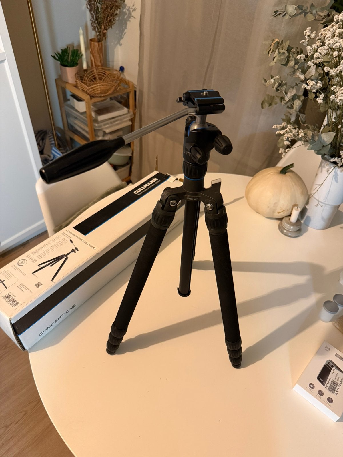 Cullmann Concept One 625 OH2.5V statief – 162,5 cm, Cullmann, Gebruikt, Middenzuil, 150 tot 175 cm