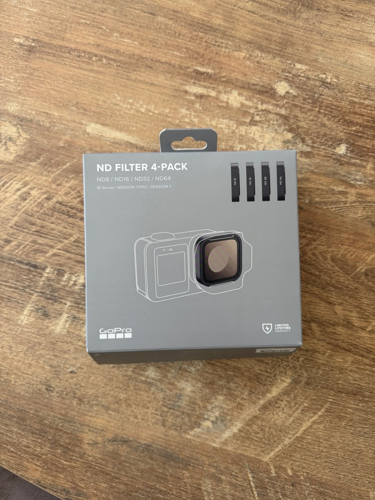 GoPro Mission 1 ND Filter 4-pack (ND8, ND16, ND32, ND64), Audio, Tv en Foto, Ophalen of Verzenden, Nieuw, GoPro