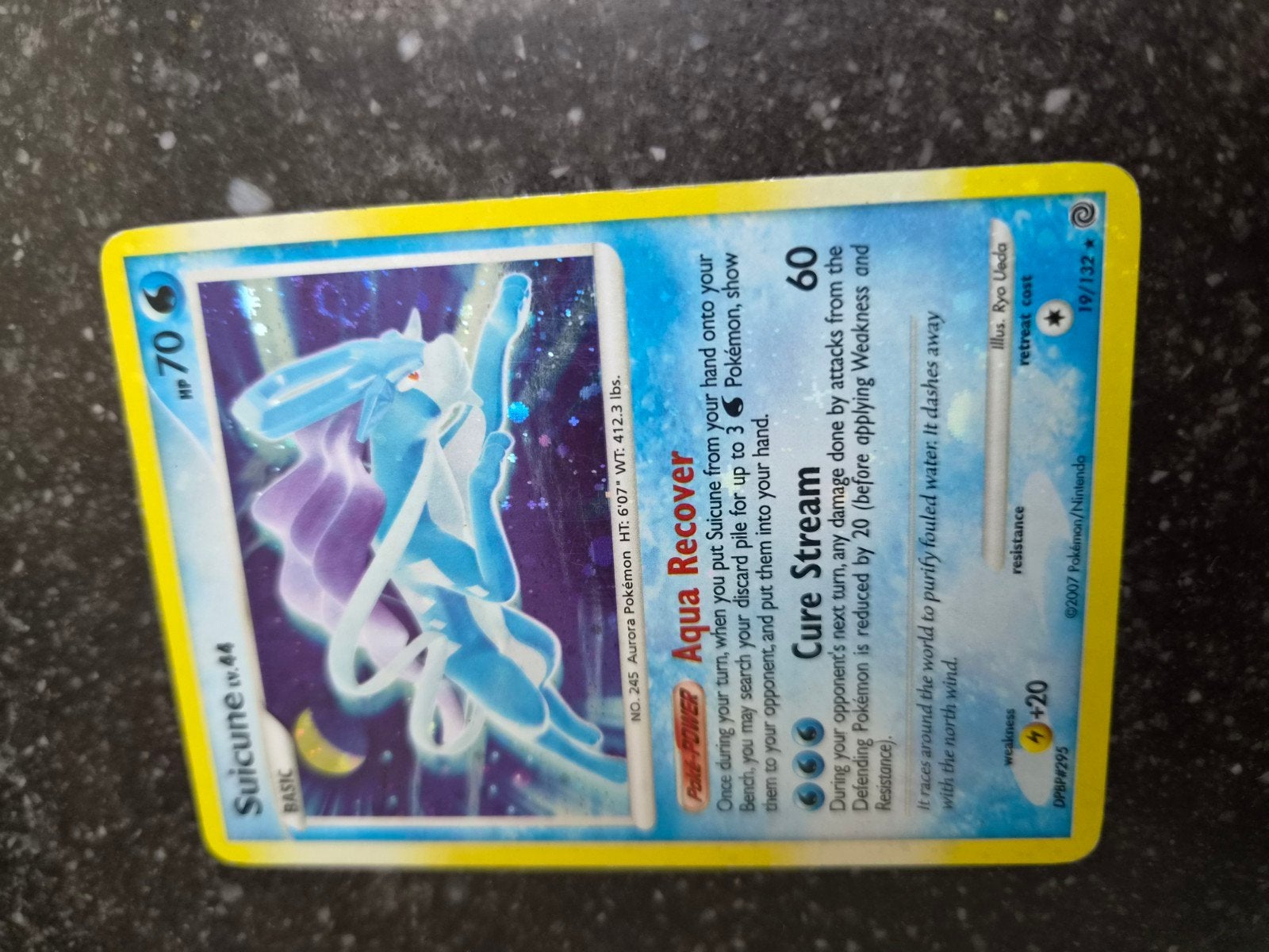 Suicune Pokémon Kaart - Uitstekende Staat, Ophalen of Verzenden, Zo goed als nieuw, Losse kaart