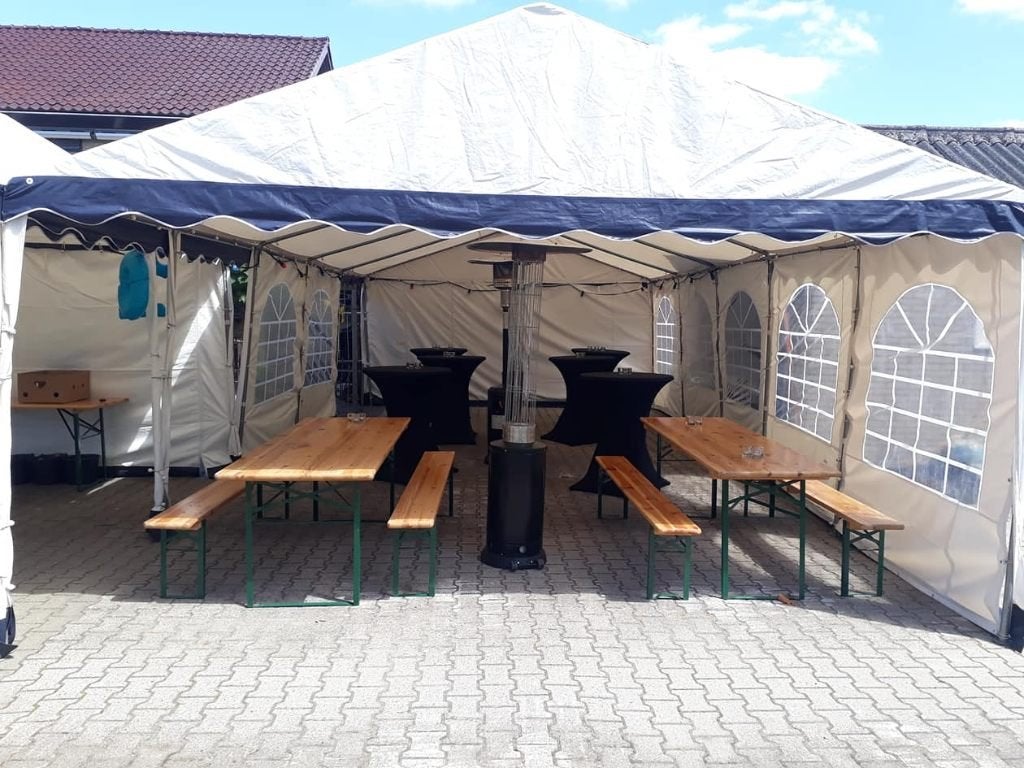 Partytent huren 5x4 5x6 5x8 5x10 meter, Ophalen, Gebruikt, Overige