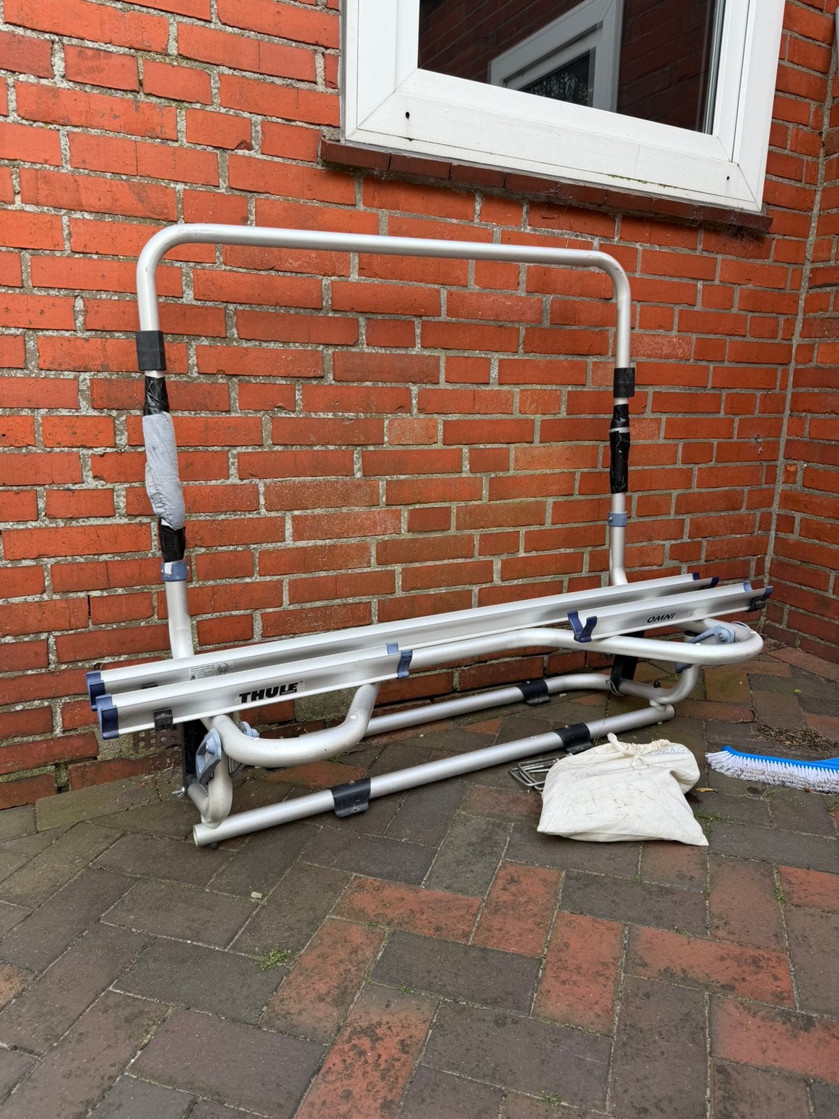 Thule Omni fietsendrager caravan dissel 2 fietsen, Ophalen, 2 fietsen, Gebruikt, Trekhaakdrager