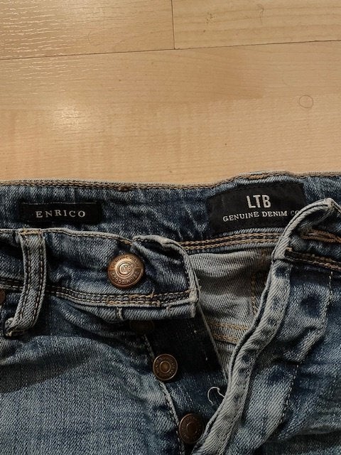 LTB Enrico 31/32 spijkerbroek, Ophalen, Blauw, LTB, W32 (confectie 46) of kleiner