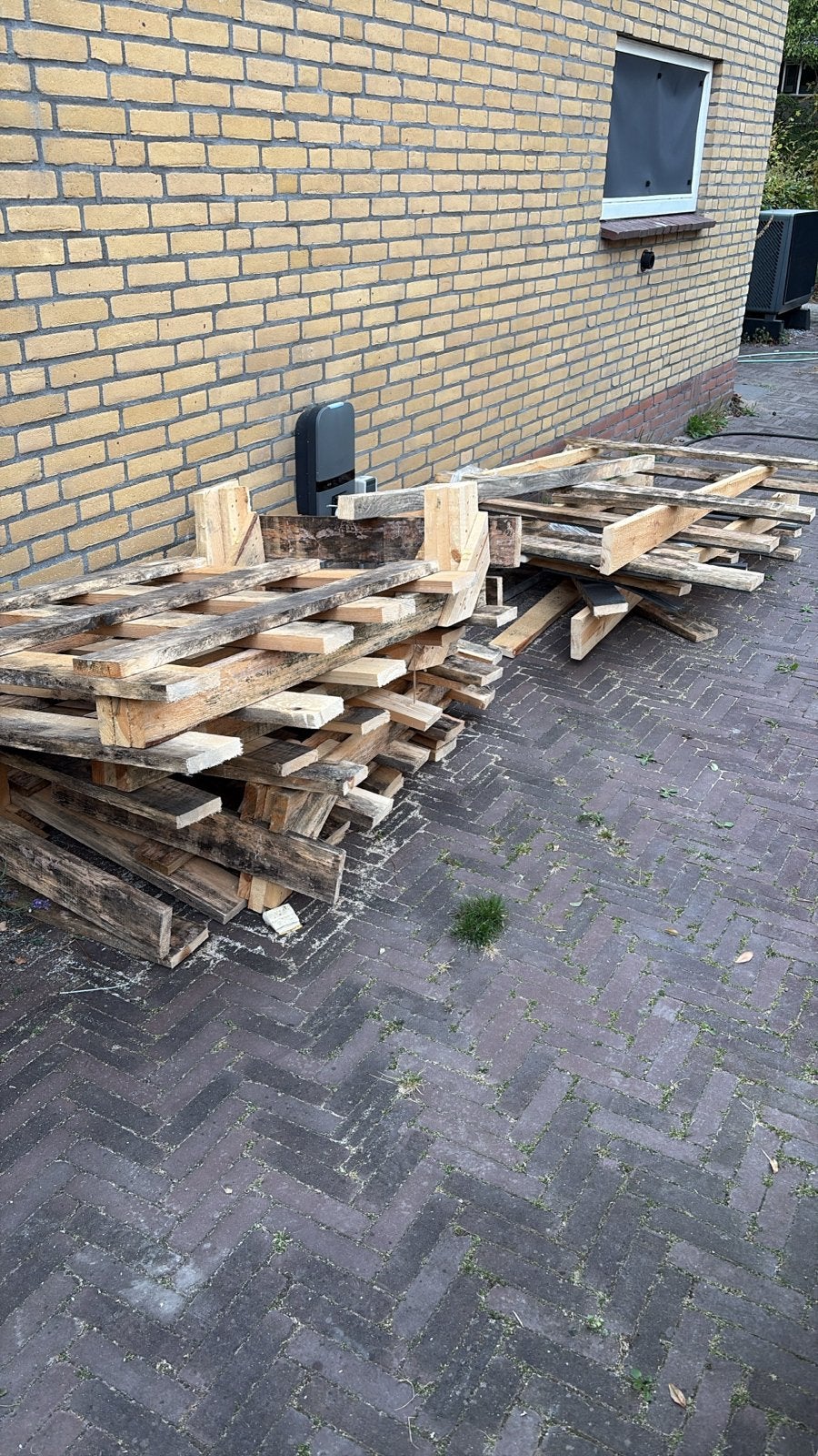 Pallethout verzaagd Gratis!, Ophalen, Gebruikt, 25 tot 50 mm, Pallet