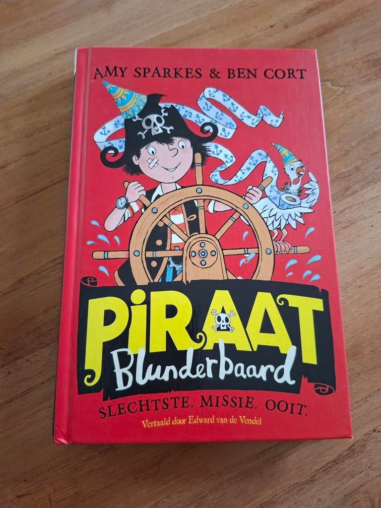 Piraat Blunderbaard: Slechtste Missie Ooit - Kinderboek, Ophalen of Verzenden, Zo goed als nieuw, Amy Sparkes & Ben Cort, Fictie algemeen
