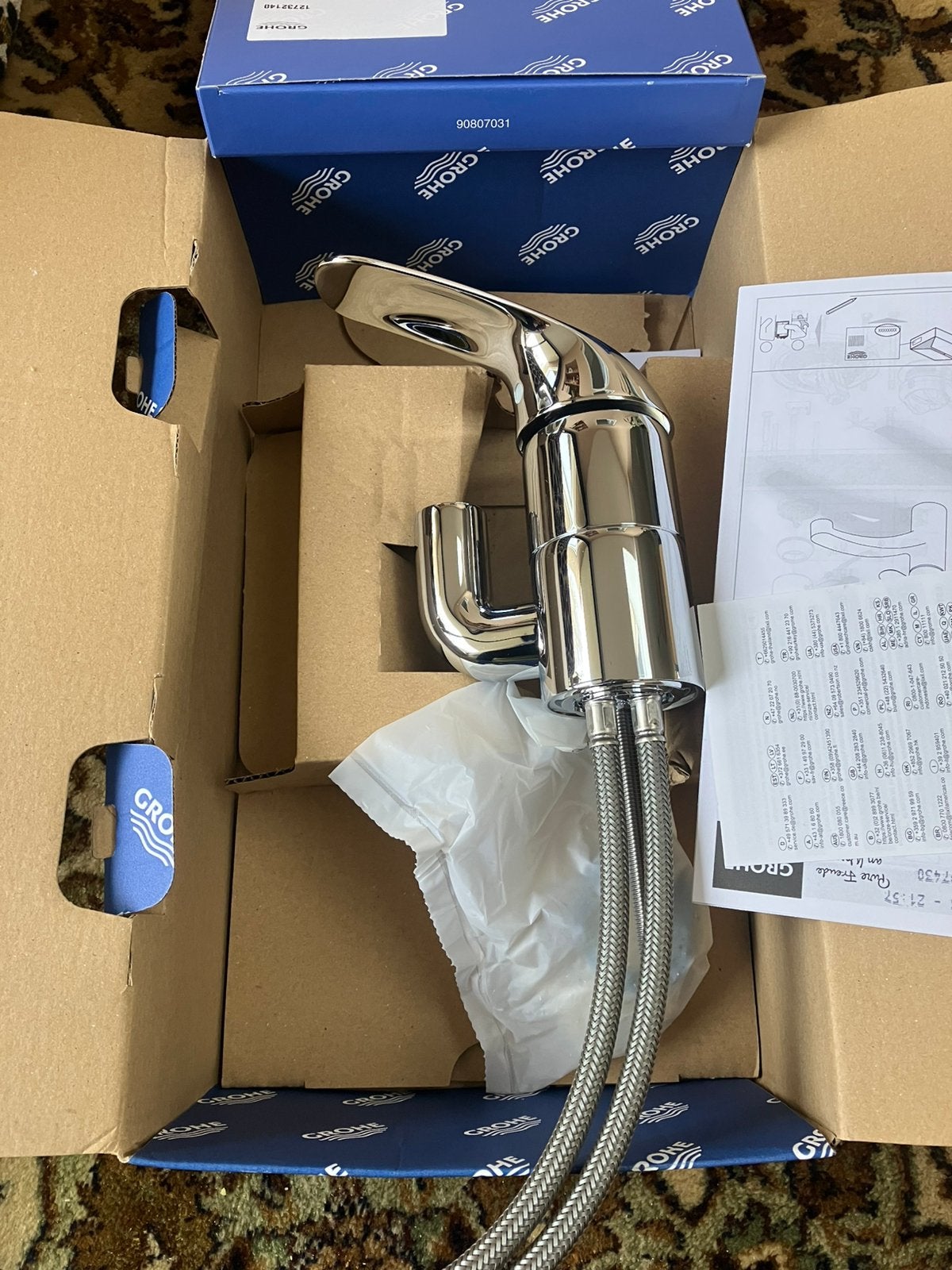 Grohe Euroeco keukenkraan nieuw, Doe-het-zelf en Verbouw, Ophalen of Verzenden, Nieuw, Koper, Kraan
