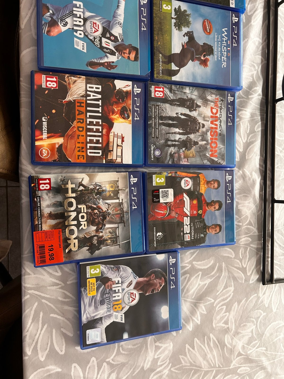Diverse PS4 Games - Actie, Sport, Simulatie en meer!, Spelcomputers en Games, Gebruikt, Vanaf 18 jaar, Overige genres, Eén computer