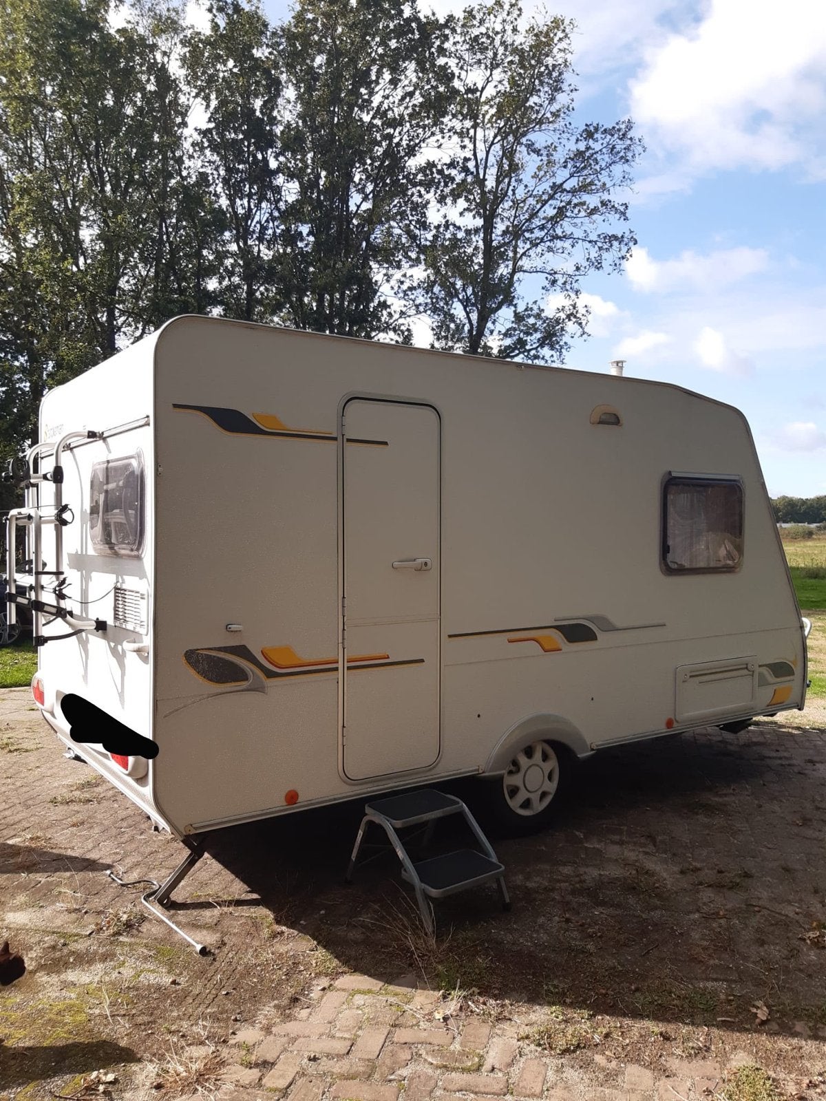 Lichtgewicht Sterckeman 420 CP met fietsendragers en luifel, Sterckeman, Treinzit, Particulier, 4 tot 5 meter