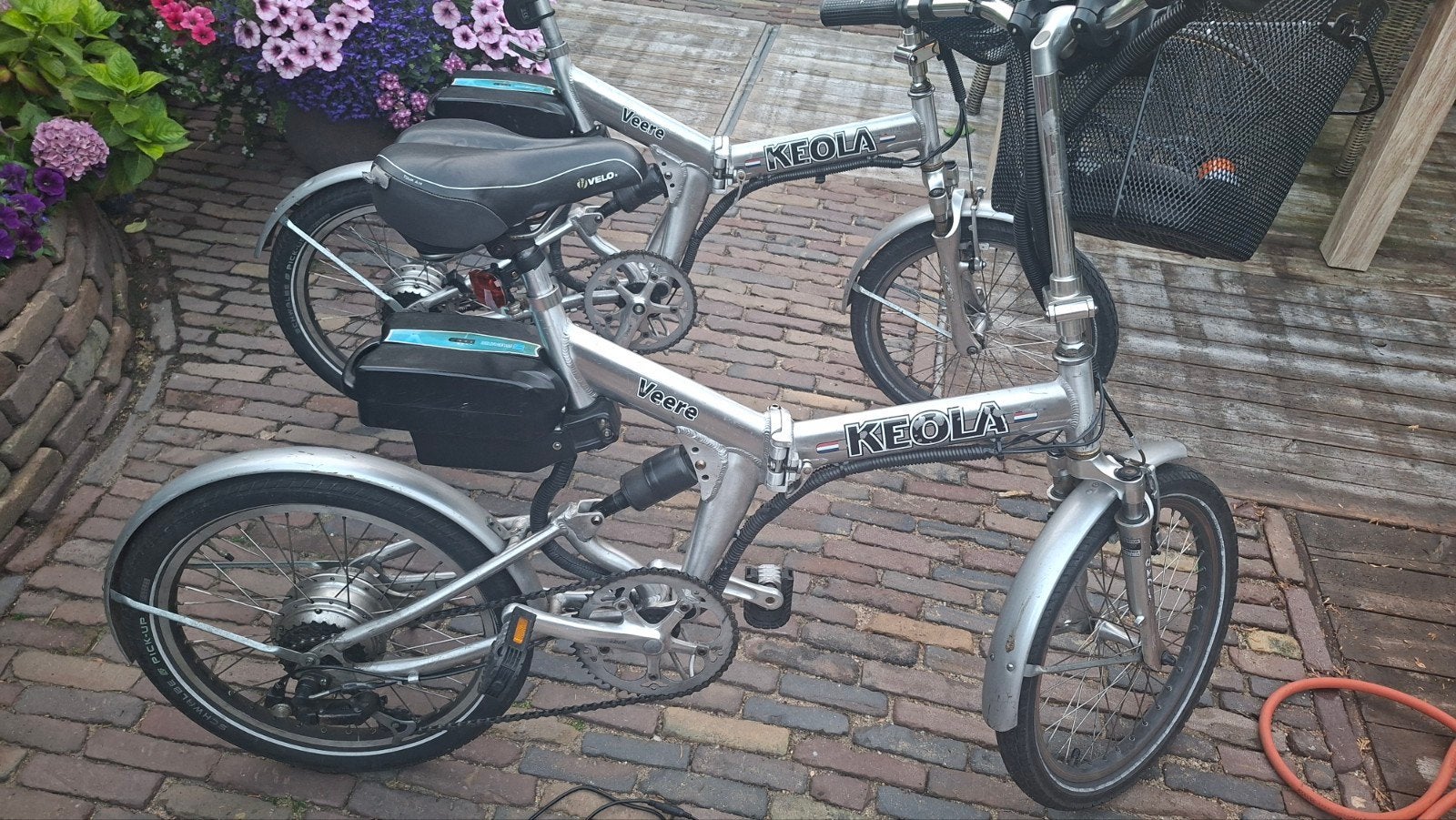 Keola Veere elektrische vouwfietsen met 3 accu's, Ophalen of Verzenden