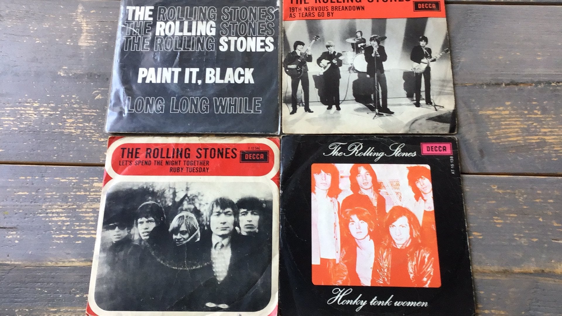 Rolling Stones 14 singles en 1 EP, Ophalen of Verzenden, Gebruikt, Overige typen
