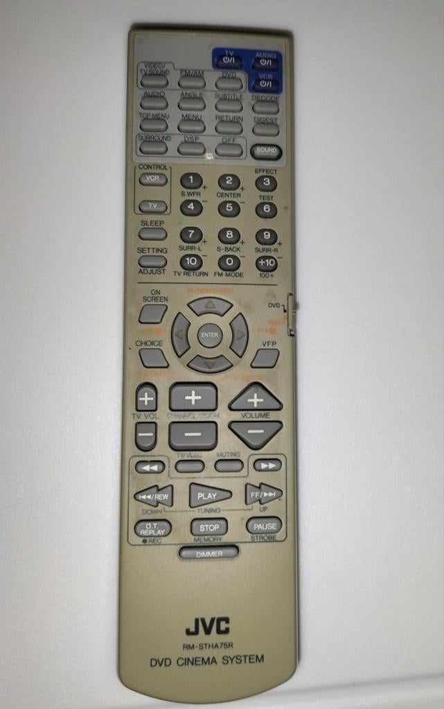 JVC RM-STHA75R Afstandsbediening DVD Cinema System, Ophalen of Verzenden, Gebruikt, Origineel, Tv