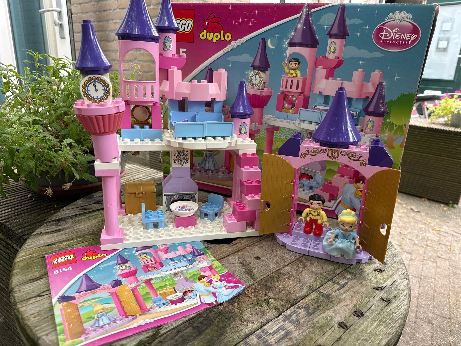 LEGO Duplo Disney Princess Assepoester Kasteel 6154, Ophalen of Verzenden, Gebruikt