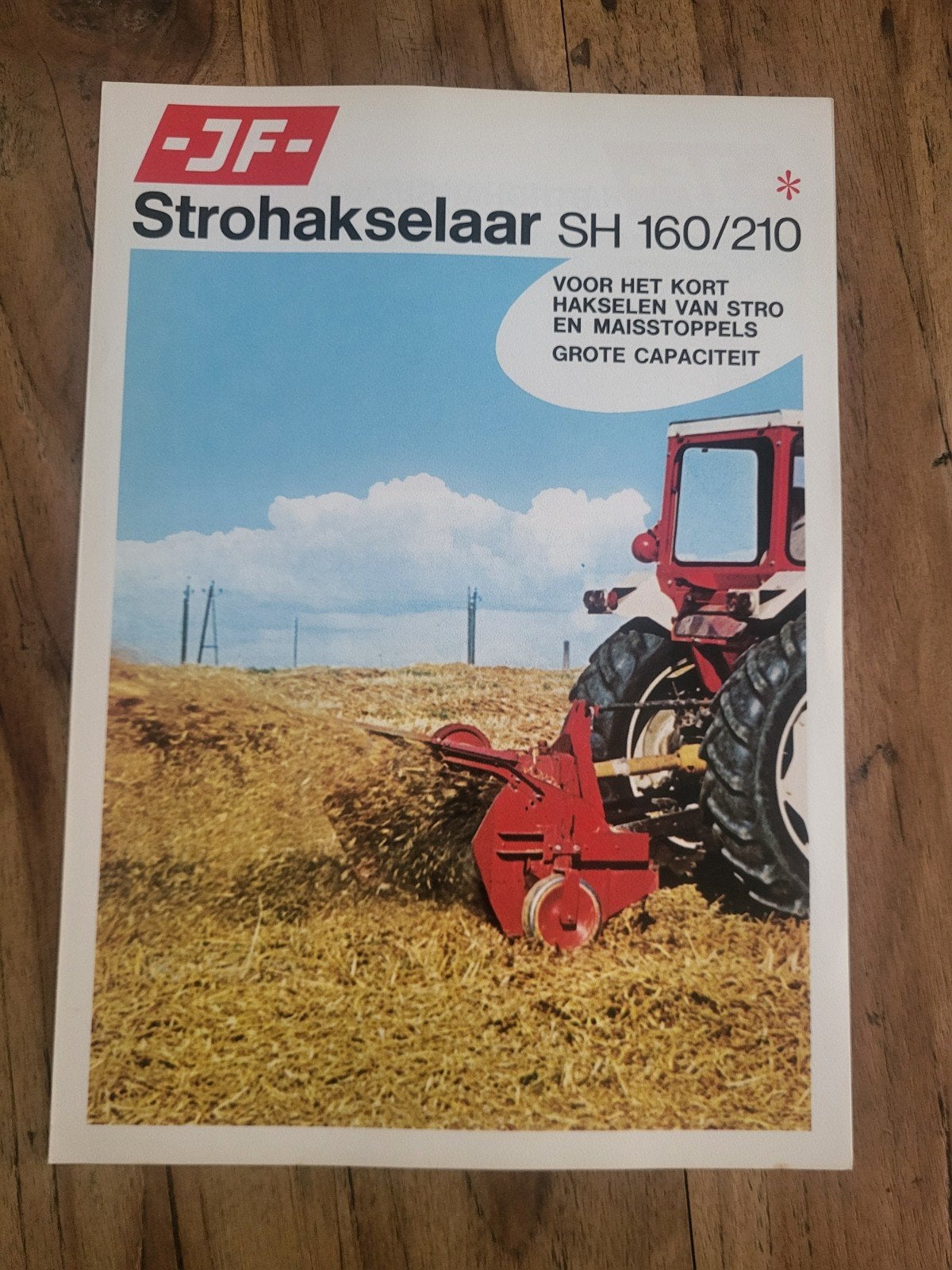 tractor folder JF strohakselaar, Ophalen of Verzenden, Zo goed als nieuw