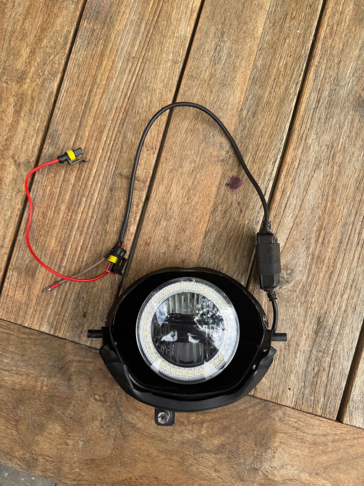 Angel Eye Koplamp voor Piaggio Zip, Fietsen en Brommers, Ophalen of Verzenden, Zo goed als nieuw, Koplamp, Piaggio