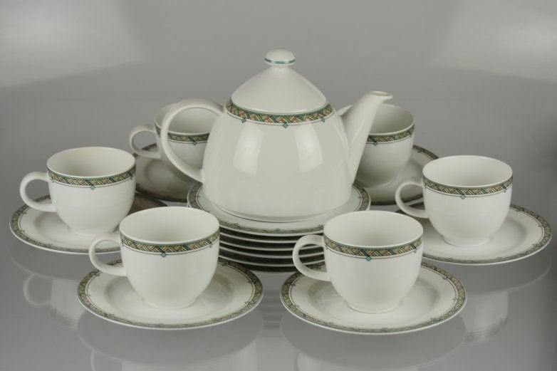 Arzberg koffie-/theeservies + gebaksbordjes, Huis en Inrichting, Keuken | Servies, Arzberg, Ophalen of Verzenden, Zo goed als nieuw