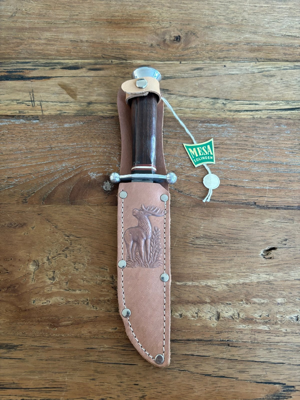 Origineel MESA Solingen mes uit jaren '70 - Nieuwstaat, Antiek en Kunst, Ophalen of Verzenden
