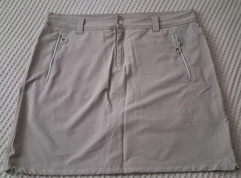 Luhta dames skort beige 46 - wandelrokje - stretch zgan, Luhta, Beige, Maat 46/48 (XL) of groter, Ophalen of Verzenden