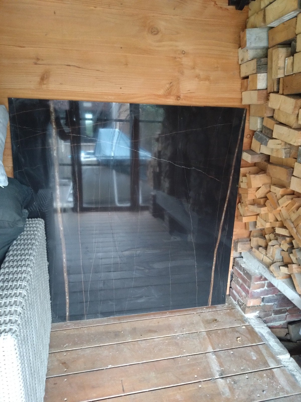 XXL-tegel van 120x120 cm, Ophalen, 60 cm of meer, Minder dan 5 m², Vloertegels