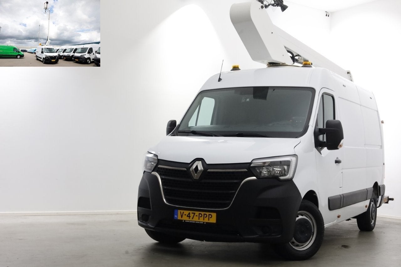 Renault Master T35 2.3 dCi 145pk L2H2 121FT Hoogwerker Werkh, Auto's, Voorwielaandrijving, 145 pk, Gebruikt, Euro 6