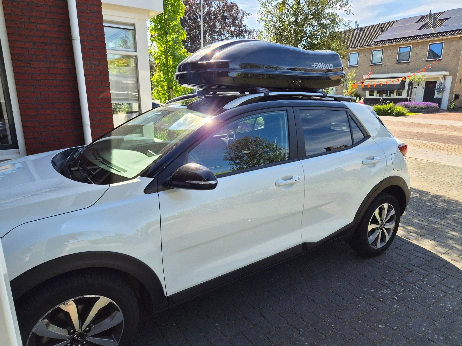 Dakkoffer Farad en Thule dakdragers, Auto diversen, Dakkoffers, Ophalen, Gebruikt