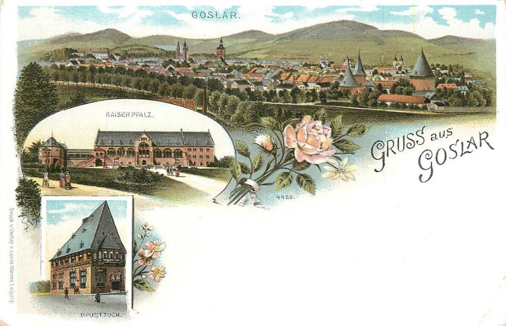 379-012-005 Goslar Litho, Verzenden, Voor 1920, Duitsland