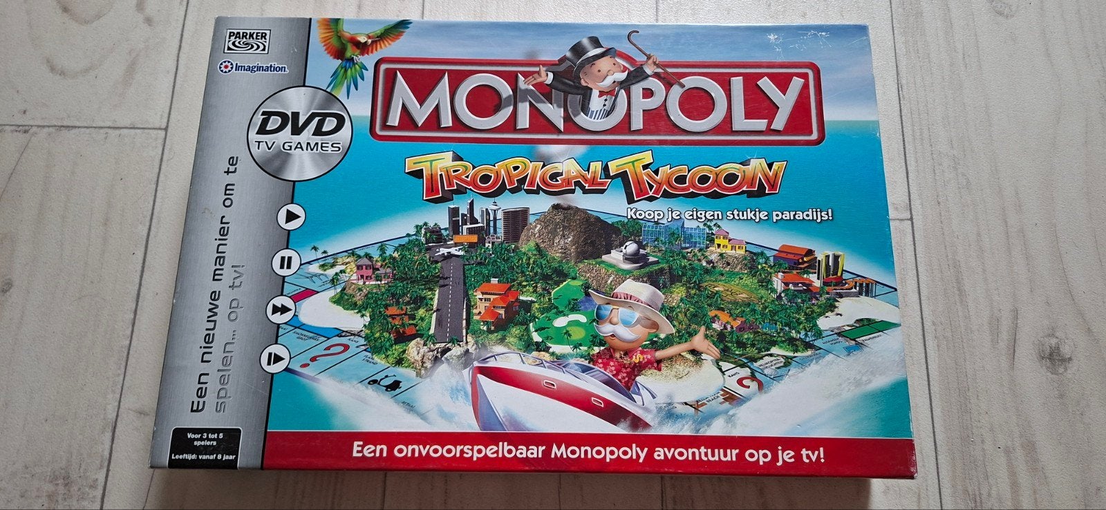 Monopoly Tropical Tycoon, Parker, Vijf spelers of meer, Ophalen of Verzenden, Zo goed als nieuw