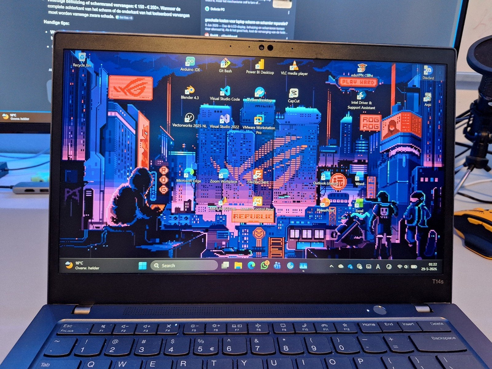 Laptop | Lenovo T14S Gen2 | i7 16GB, Computers en Software, Windows Laptops, 2 tot 3 Ghz, Qwerty, Nieuw, Ophalen of Verzenden