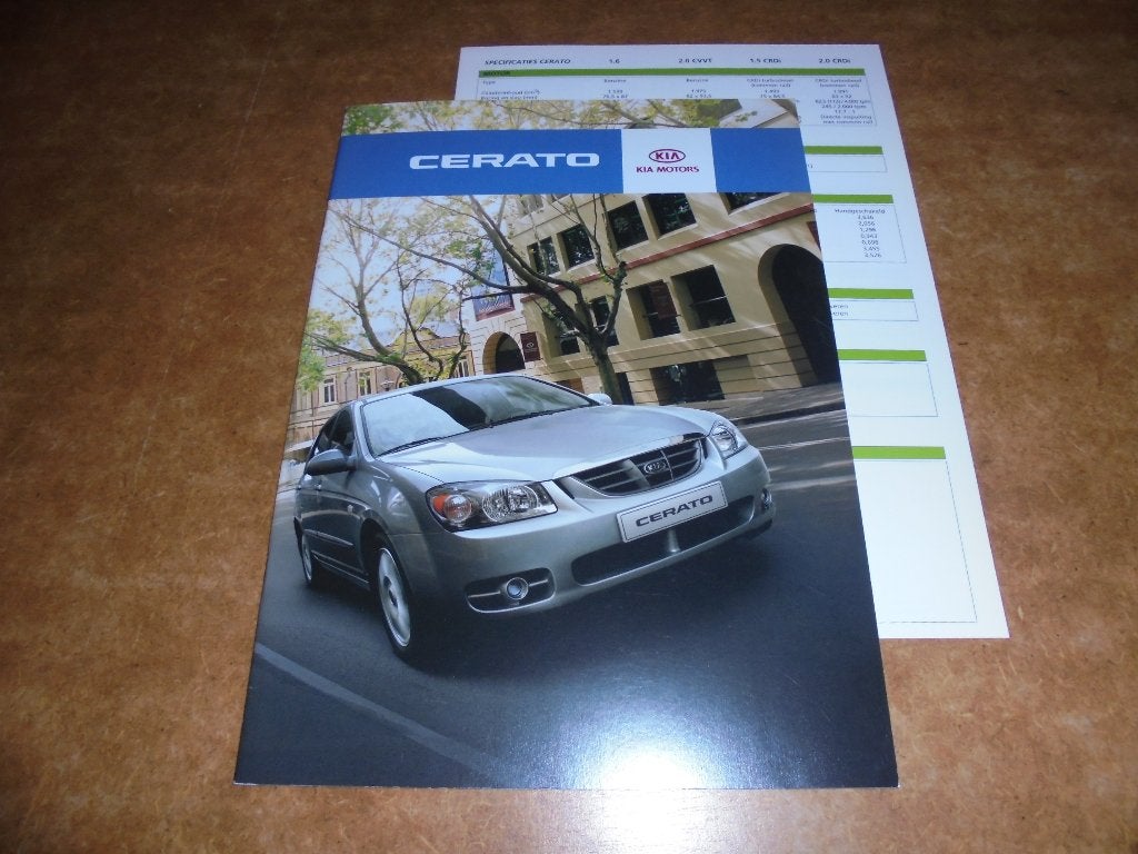 brochure Kia Cerato  2005, Ophalen of Verzenden, Nieuw, Overige merken