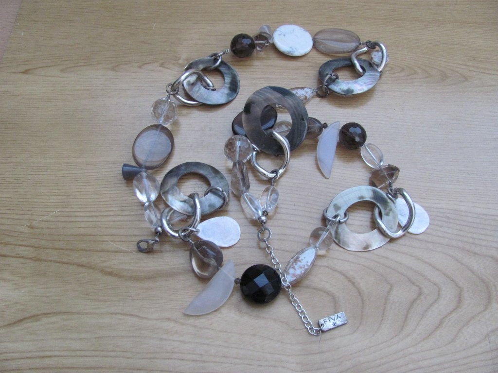 FI-VA sieraden, halskettingen., Sieraden, Tassen en Uiterlijk, Ophalen of Verzenden, Gebruikt, Overige kleuren, Overige materialen