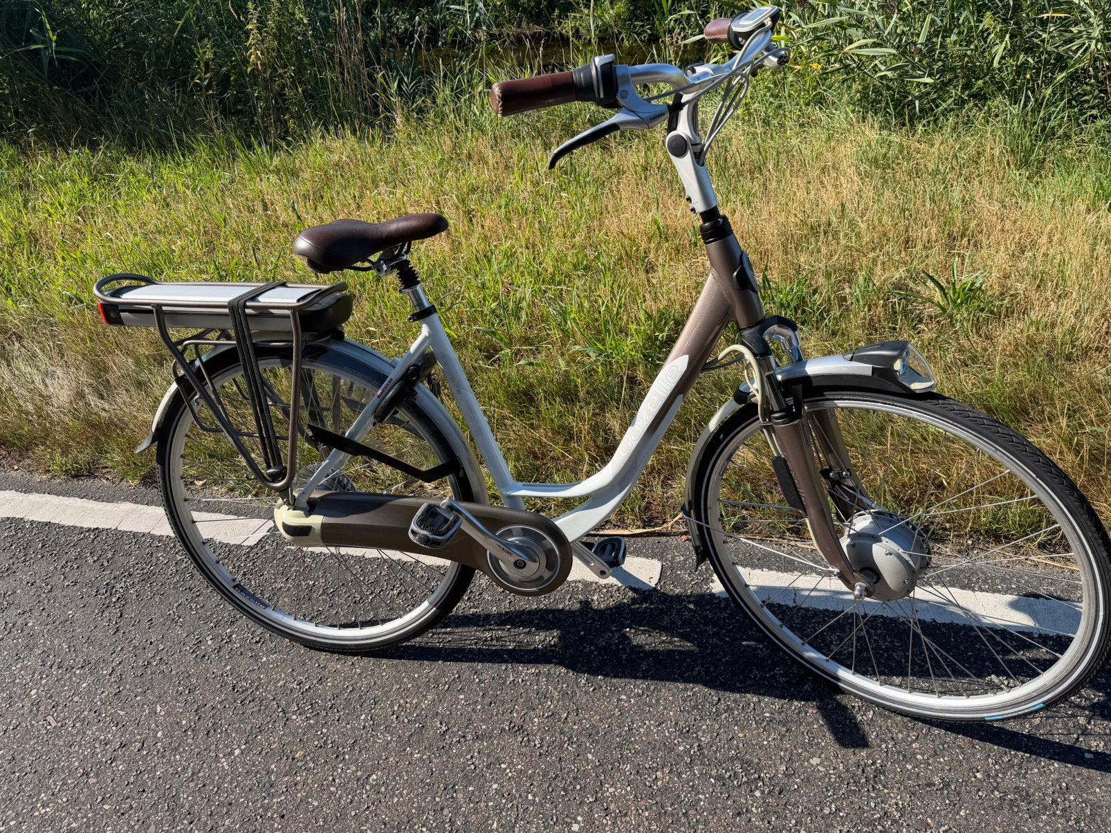 Gazelle Elektrische Fiets,frame49/53,Accu en Motor prima, 51 tot 55 cm, Ophalen, Zo goed als nieuw, Overige merken