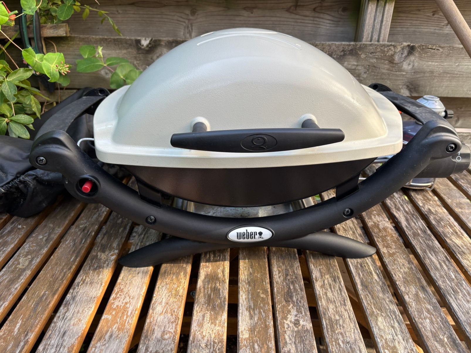 Weber gas barbecue, Ophalen, Gebruikt